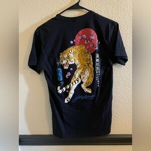 Riot Society Black Tiger Graphic Tee